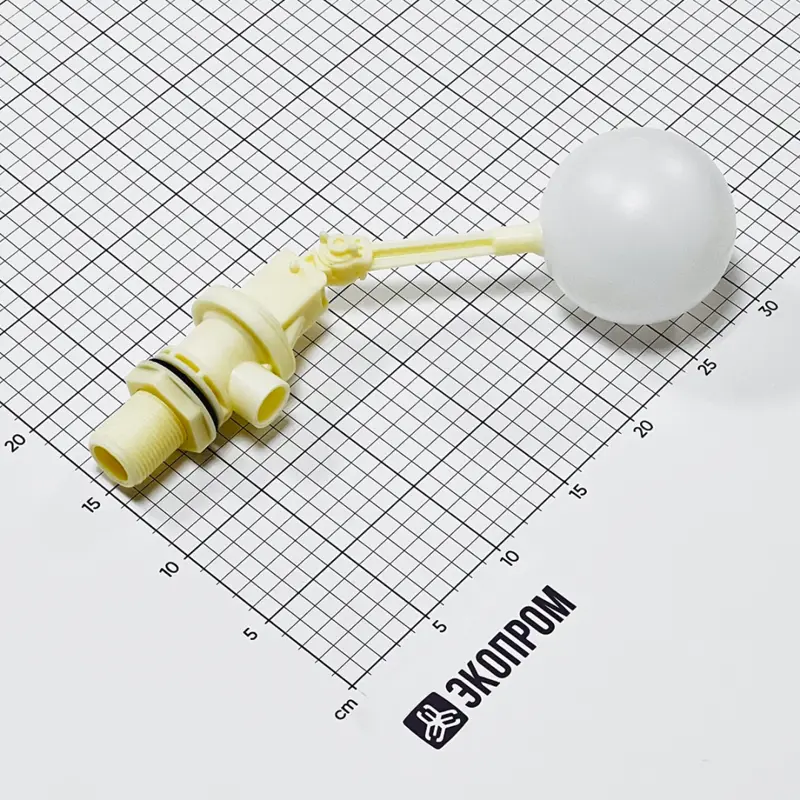 Клапан поплавковый G1 пластик шар, L= 315 мм