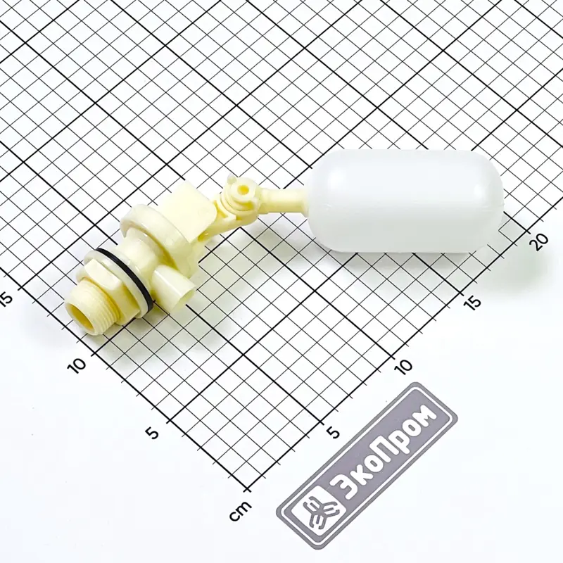 Клапан поплавковый G3/4 пластик овал, L=195 мм