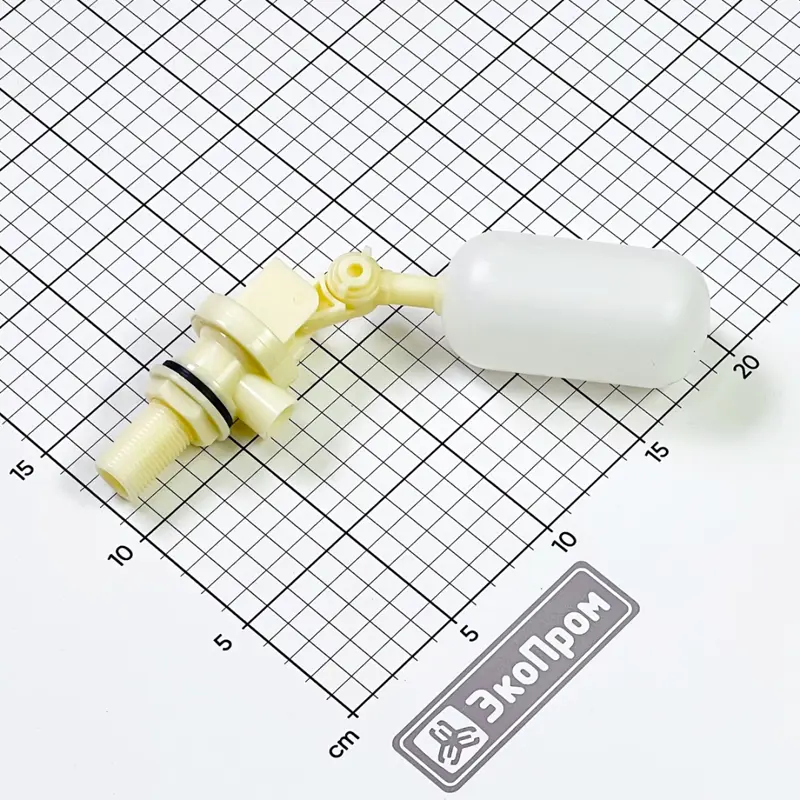 Клапан поплавковый G1/2 пластик овал, L=195 мм