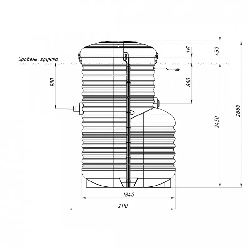 Станция биологической очистки Rostok Aero 6