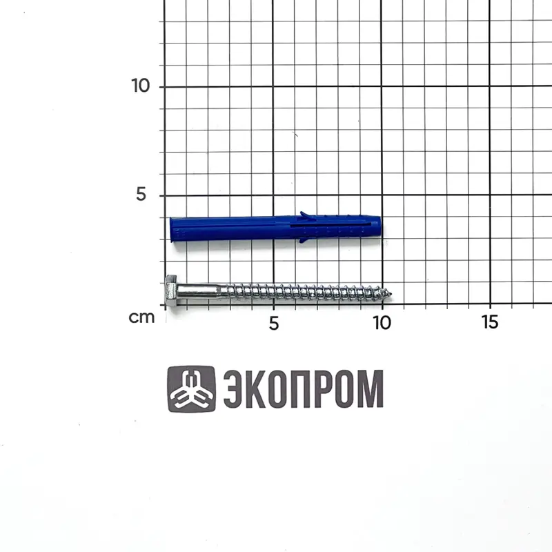 Шуруп с дюбелем 10х100 мм