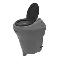 Туалет компостный Rostok серый