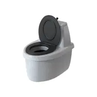 Туалет торфяной Rostok Сomfort белый гранит