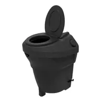 Туалет компостный Rostok черный гранит